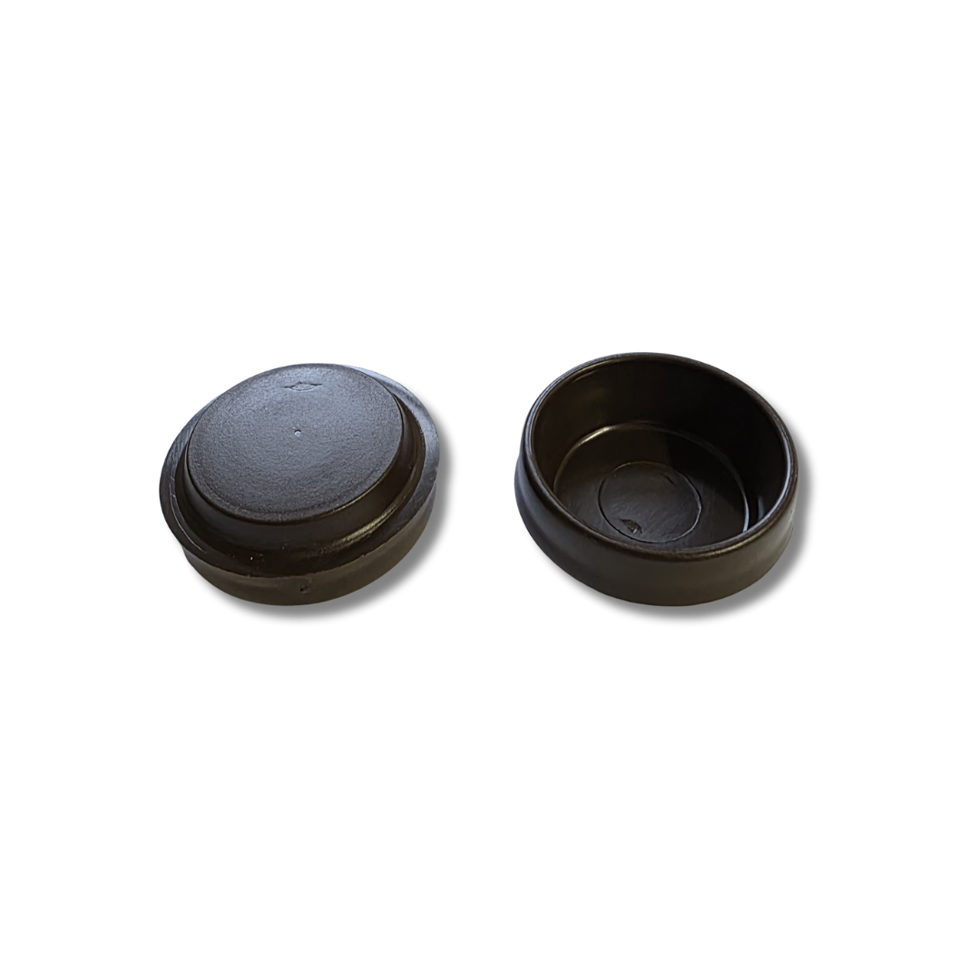 45mm Caster Cups Furniture Floor Protectors Dark Brown – Pair