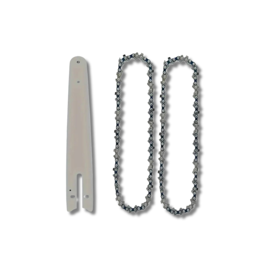 Chainsaw Chain – 2pcs Set (15.24cm, Guide Plate + 2 Chains)