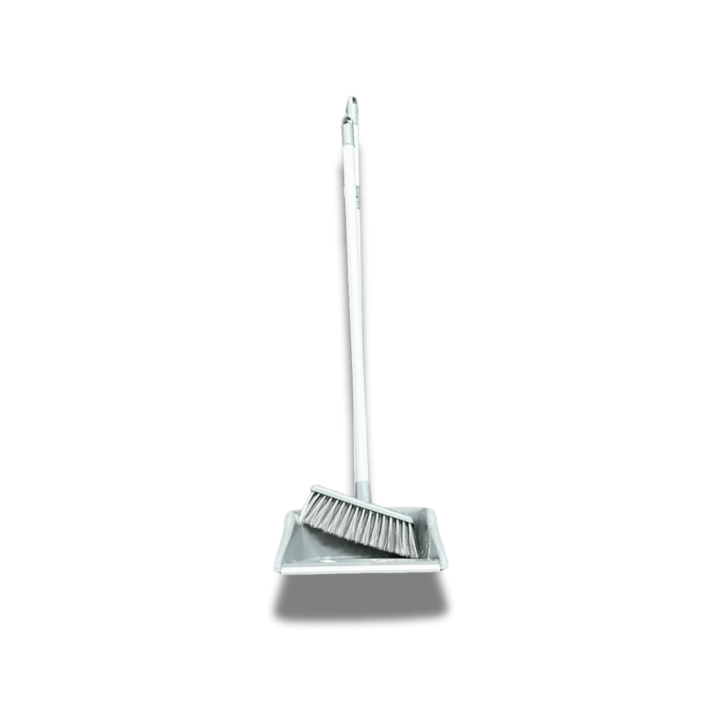 Long Handled Dustpan and Brush Set Slanted Handle - Collection Only - Reduced