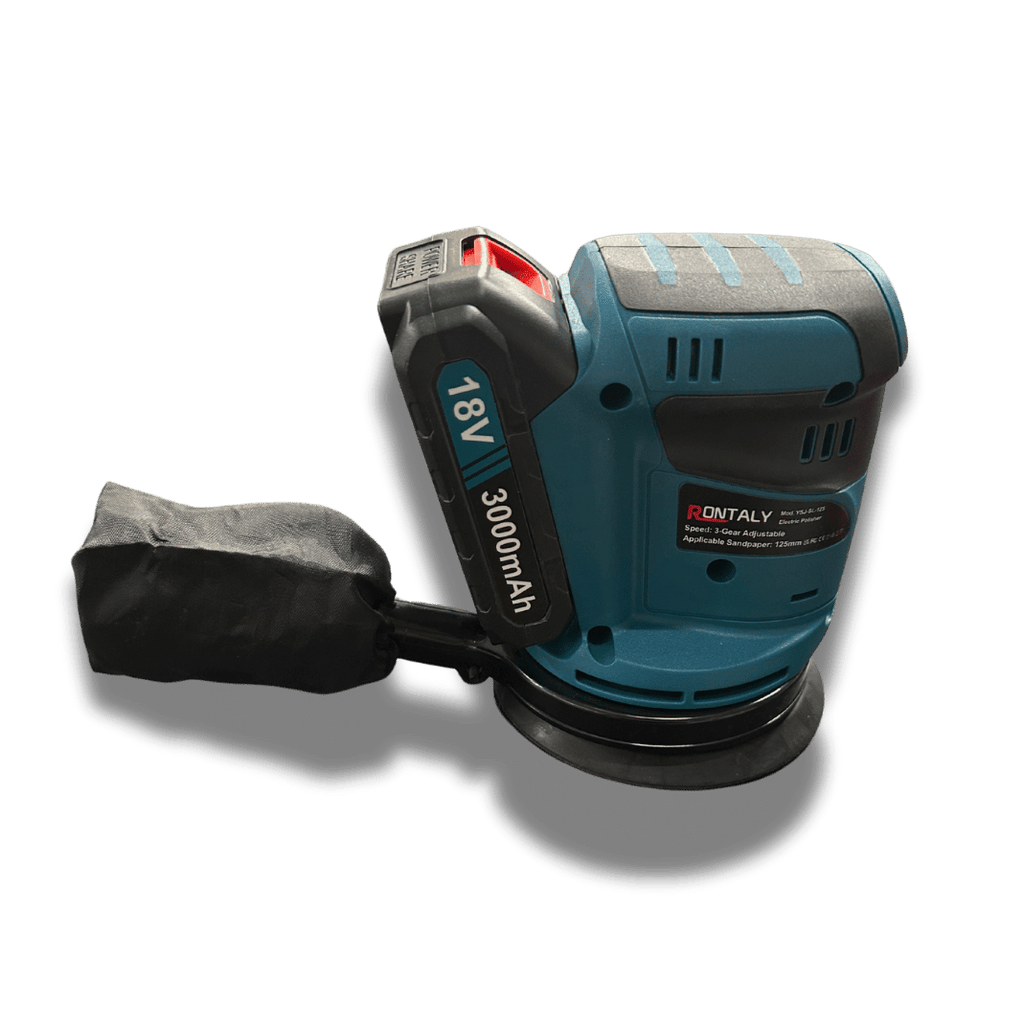 Cordless Orbital Sander: 2×3.0Ah Batteries,