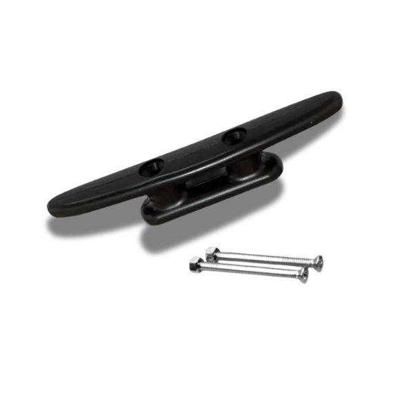 Nylon Dock Cleat with Fasteners - 8 inch,