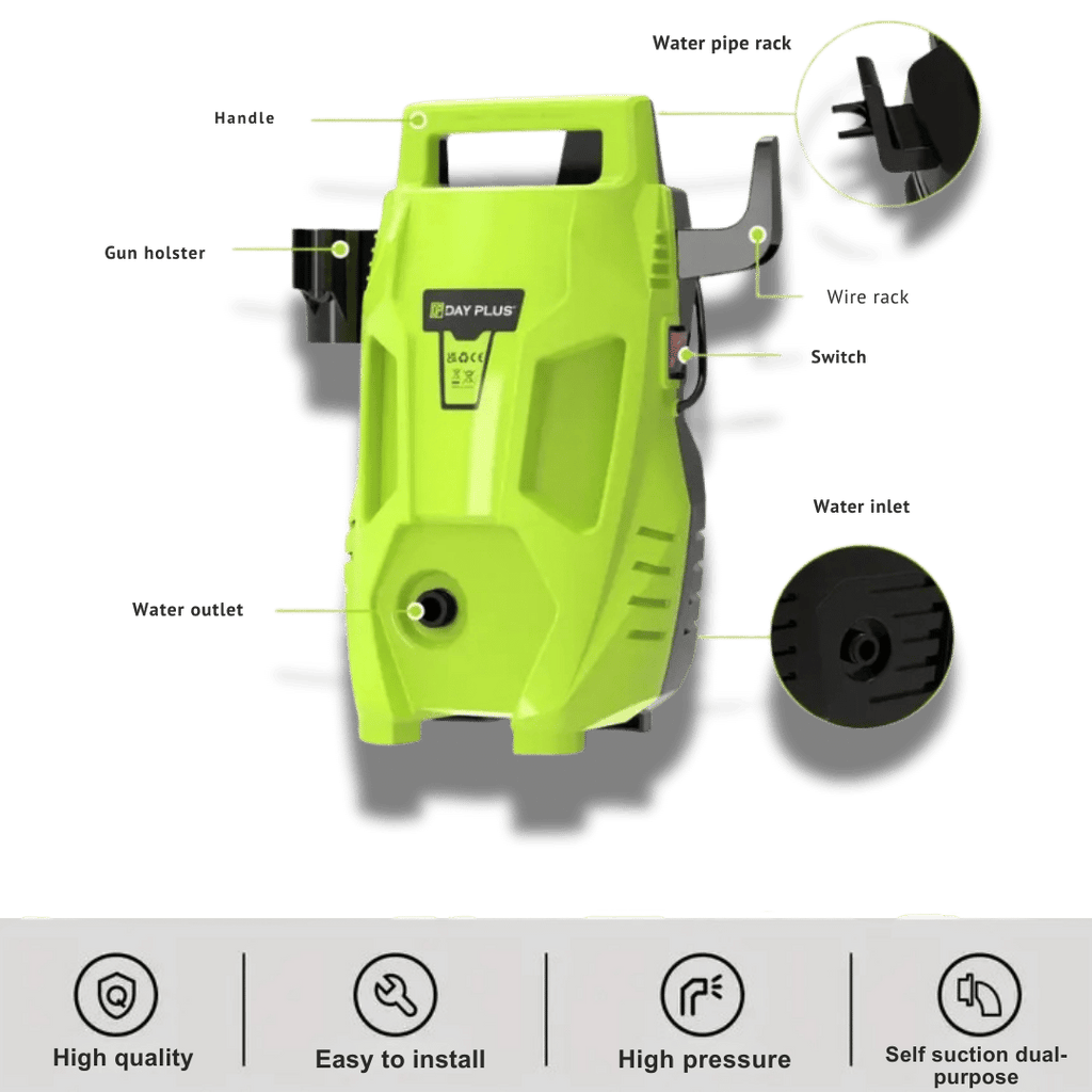 Electric Pressure Washer – 2200W, 150Bar