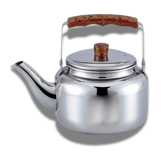 Stainless Steel Teapot - Wood Handle 2.0L