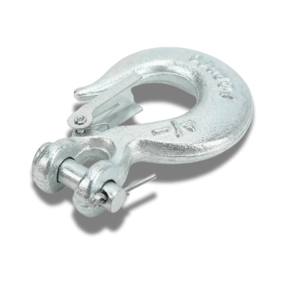 Clevis Slip Hook with Safety Latch - 1/4in G70 Forged Steel