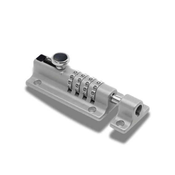 Customizable 4-Digit Combination Slide Latch Lock - 4 inch