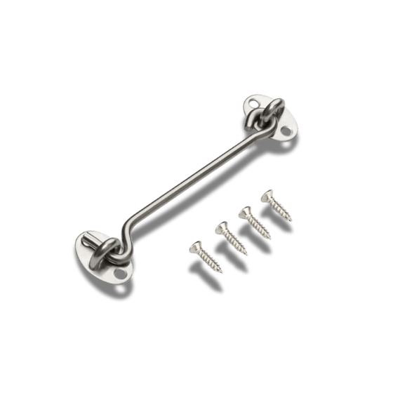 Cabin Hook Eye Lock - Stainless Steel 8-inch