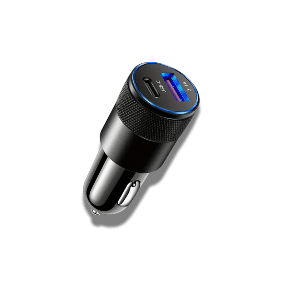 Car Charger USB + Type C