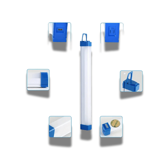 Portable LED Camping Light - Large, USB Rechargeable