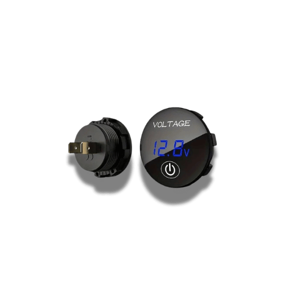 DC 4-36V LED Digital Voltmeter - Touch ON/OFF Switch