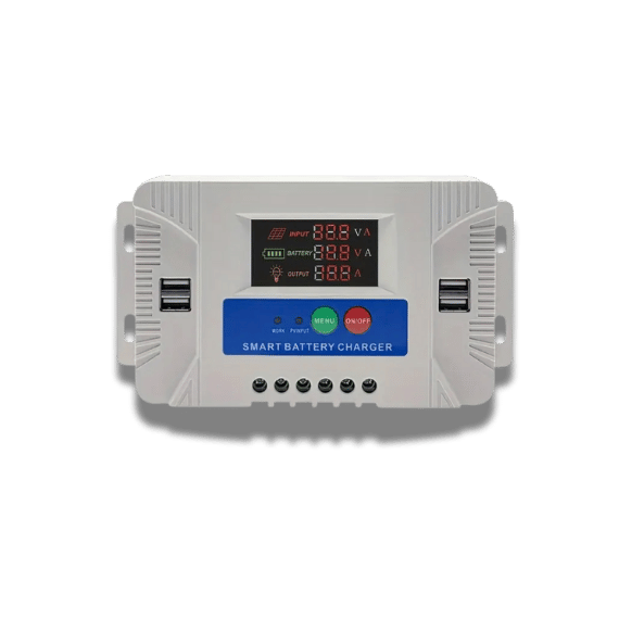 Solar Charge Controller - 12V/24V, LCD Display