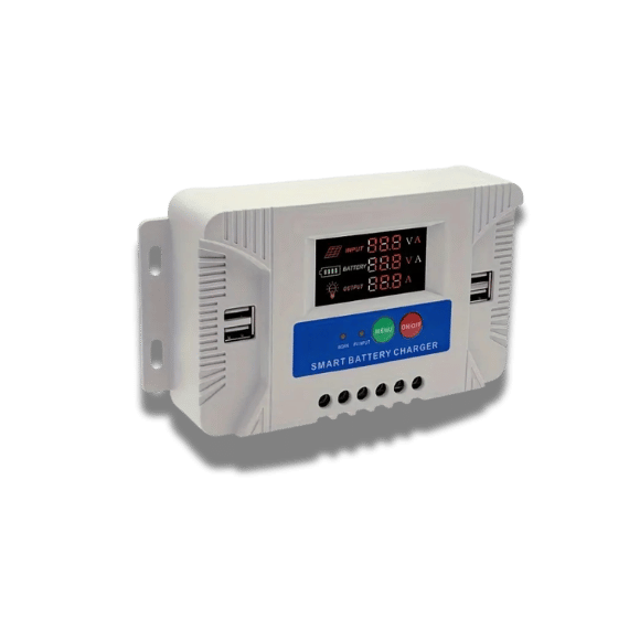 Solar Charge Controller - 12V/24V, LCD Display