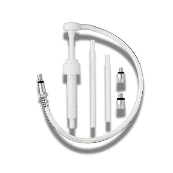 Lower Unit Gear Oil Pump - 3/8 inch Metal Swivel, 8mm & 10mm Adapters