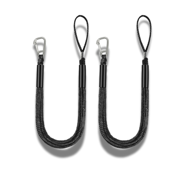 Shock-Absorbing Bungee Dock Lines 1 piece - 4ft, Stainless Steel Snap Hook