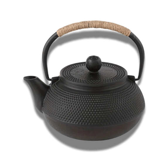 Cast Iron Teapot - Stovetop Safe, Loose Leaf & Teabags