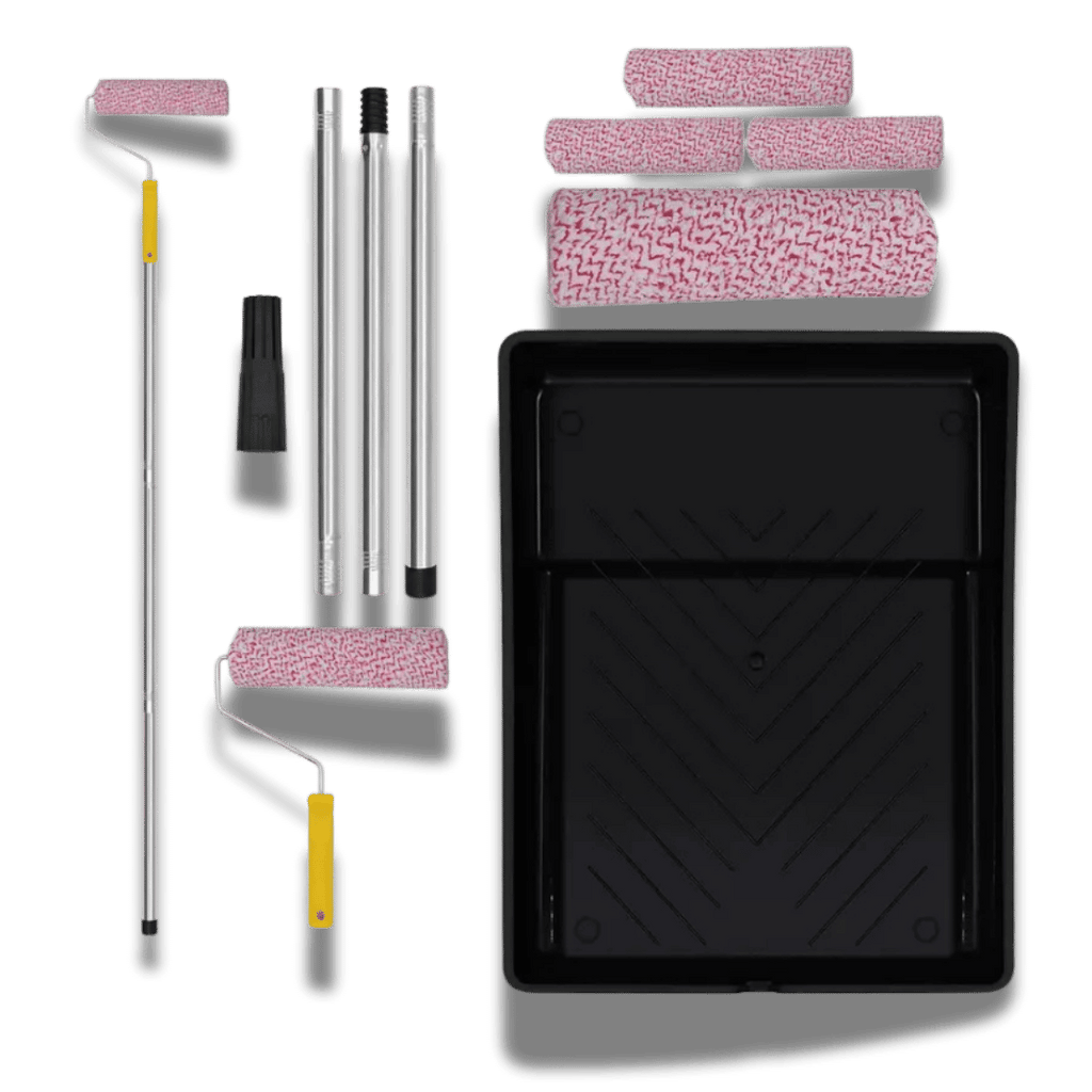 9 inch & Mini roller set with extension arm