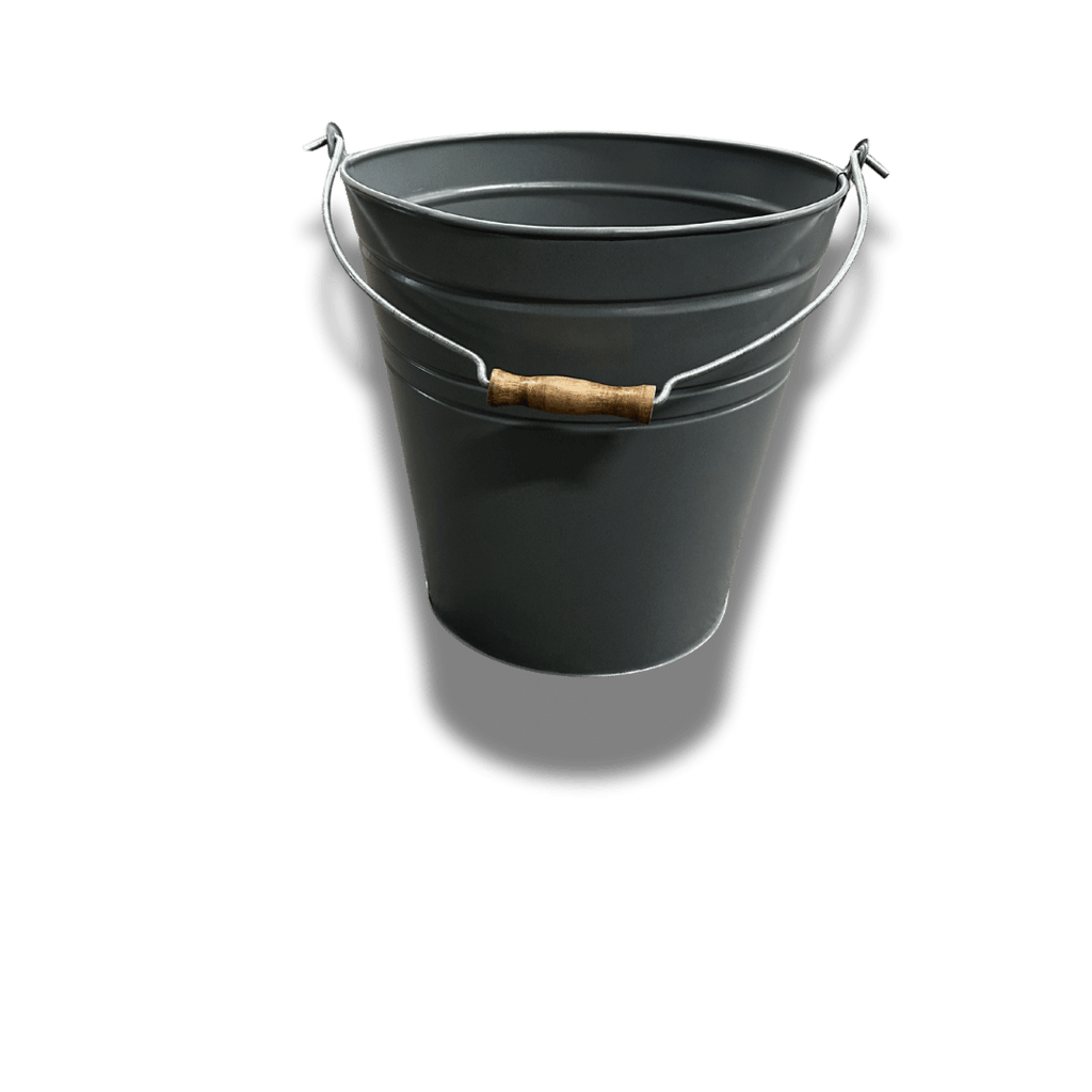 Ash/Coal Bucket  with Lid & Shovel