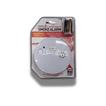 Power Plus Battery Smoke Alarm - Battery Included