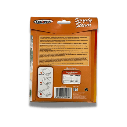 Sealapack Simply Steam Microwave Cook Bags