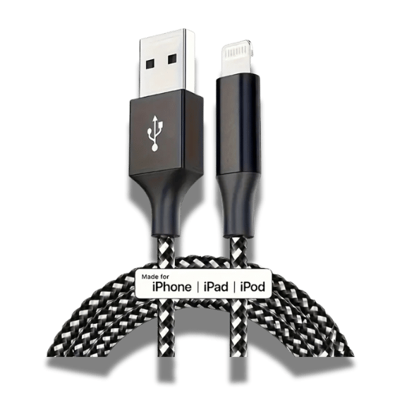 iPhone USB Charging Cable - 3m Nylon Braided