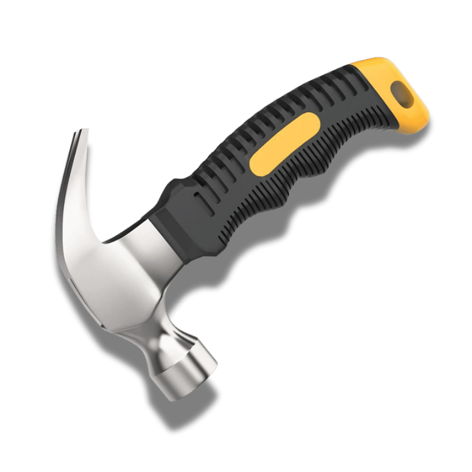 Mini Claw Hammer: Rubber Grip