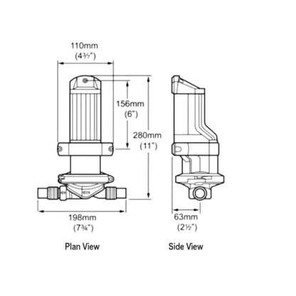 Whale Gulper 320 Multi Purpose Waste Pump - 12v