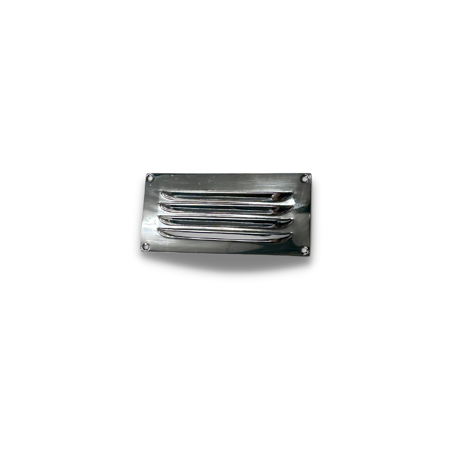 Louvre Vent Horizontal Chrome - 6” x 3”