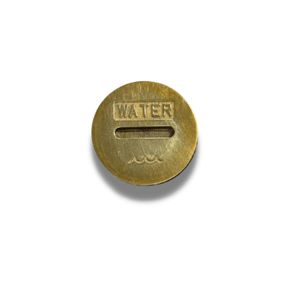 Water deck filler cap - 50mm - Brass