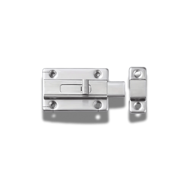Stainless Steel Sliding Door Bolt - 4 Inches