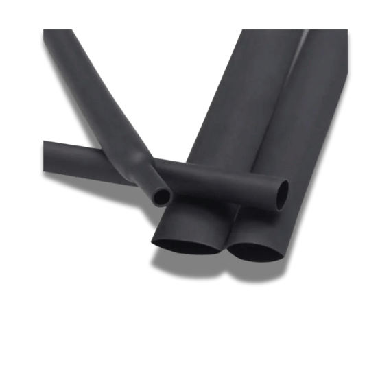 Heat Shrink Tube - 25mm, Black, 1M