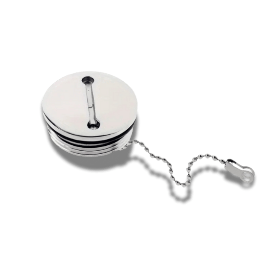 Marine Fuel Filler Neck - 50mm, Stainless Steel