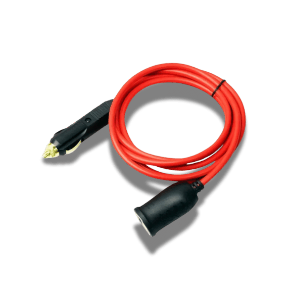 Car Plug Extension Cord - 12V/24V, 120W/10A, 1.5m