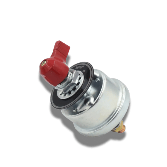 Battery Power Cut-Off Switch with Red Handle - 300A