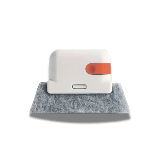 Handheld Cleaning Brush - Grooves & Crevice Tool, Orange