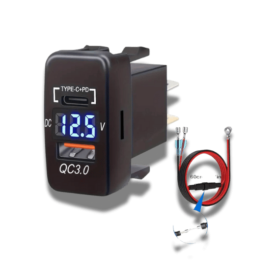 Quick Charge 3.0 & PD Dual USB Charger Socket