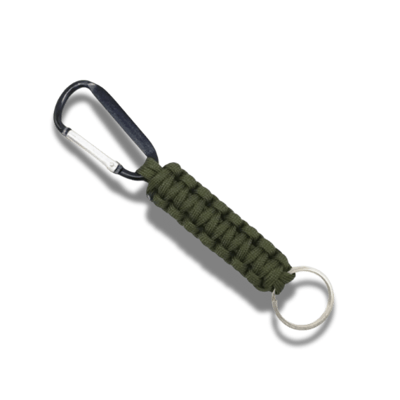 Outdoor Sports Rope Weaving Buckle - Green Paracord