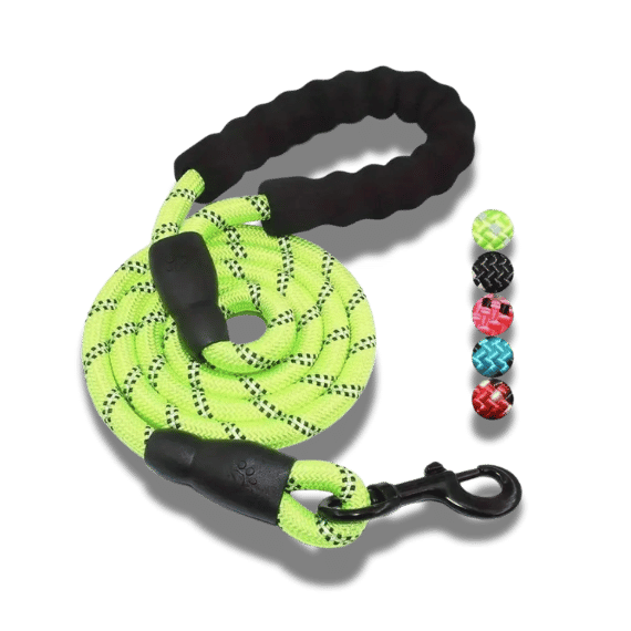 Reflective Dog Lead - Green, 3 Meters