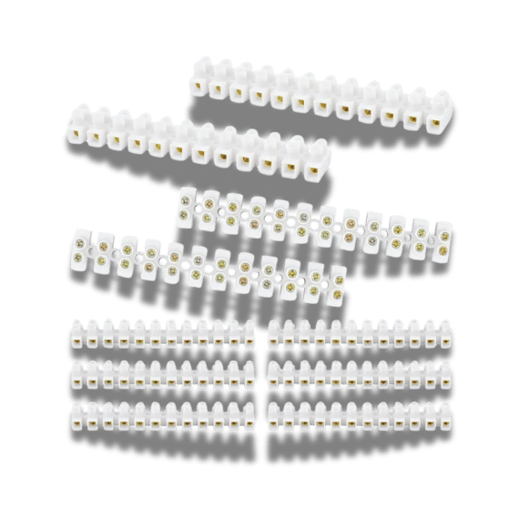 12-Hole Terminal Block - 10 Pack