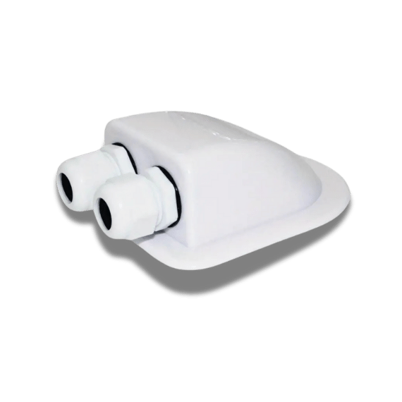 Durable White ABS Solar Bracket - RV & Yacht