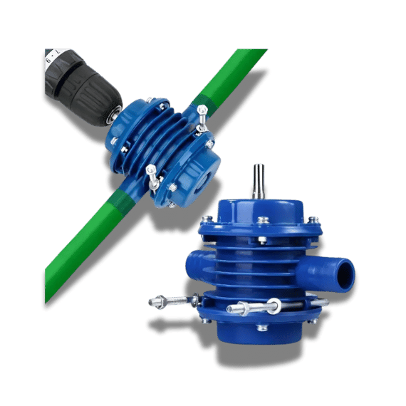 Heavy Duty Self-Priming Drill Water Pump - Blue
