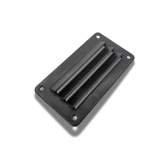 Black Nylon Ventilation Panels - 2pcs, 141x79mm