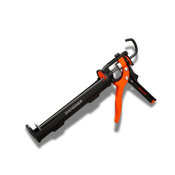 Adjustable Stroke Caulk Gun - 360° Rotatable, Durable