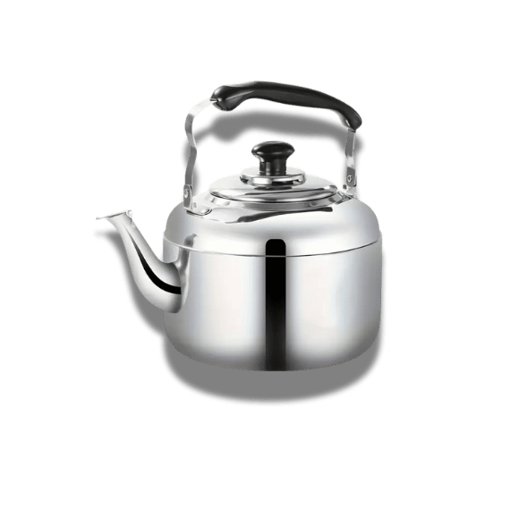 4L Stainless Steel Tea Kettle - Large Capacity, Whistle Pot