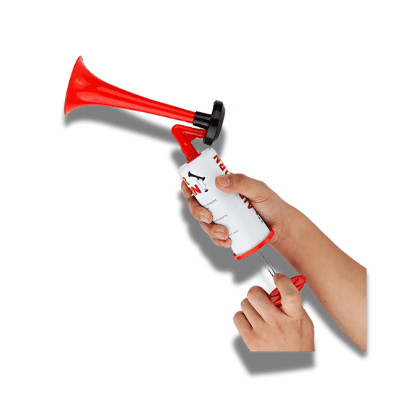 Air Horn without Gas - Eco Friendly - Red
