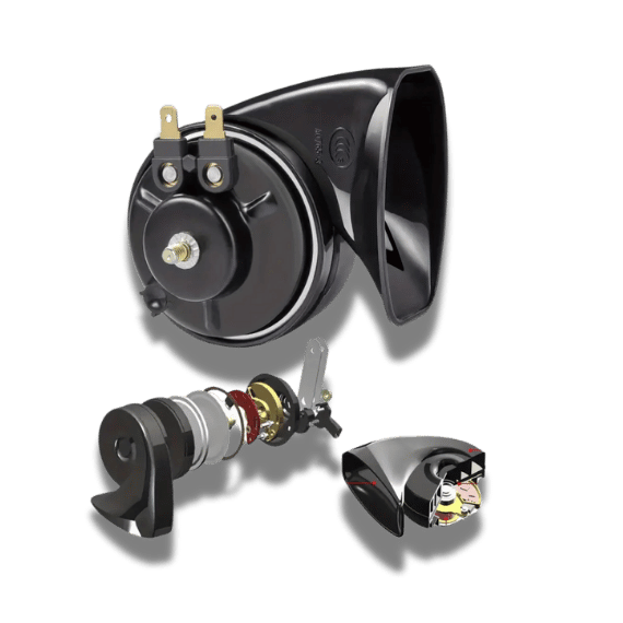 Electric Horn 12V - Black