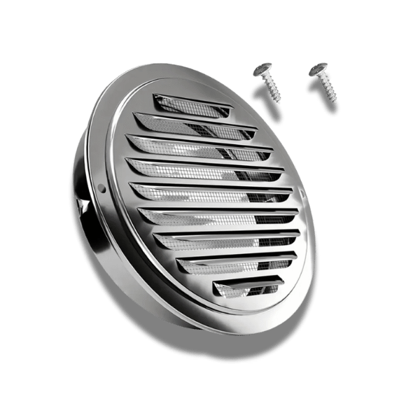 4-Inch Round Stainless Steel Dryer Vent Cover