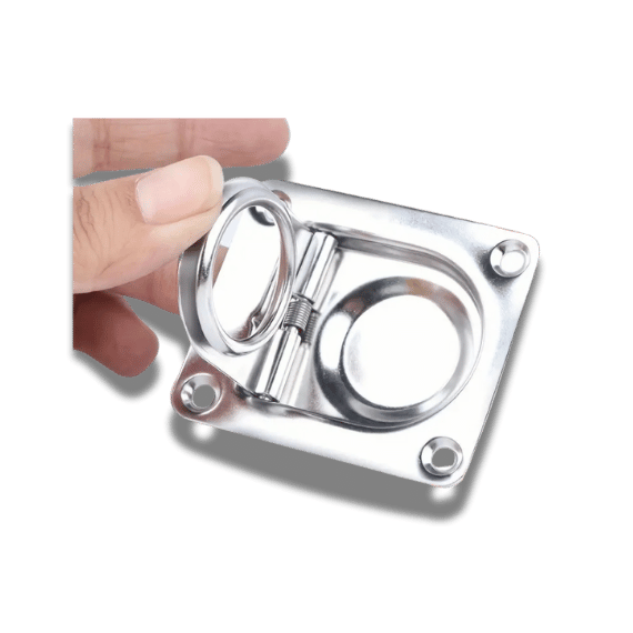 Stainless Steel Marine Floor Buckle - 55x65mm