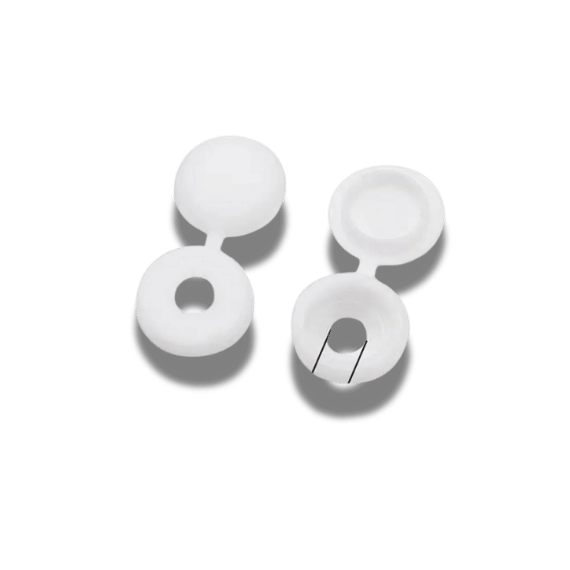 10pcs White Self-Tapping Screw Decorative Hole Plugs