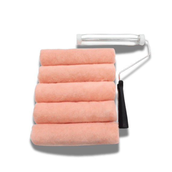 9" Roller Cage & 5pc Rollers -Orange