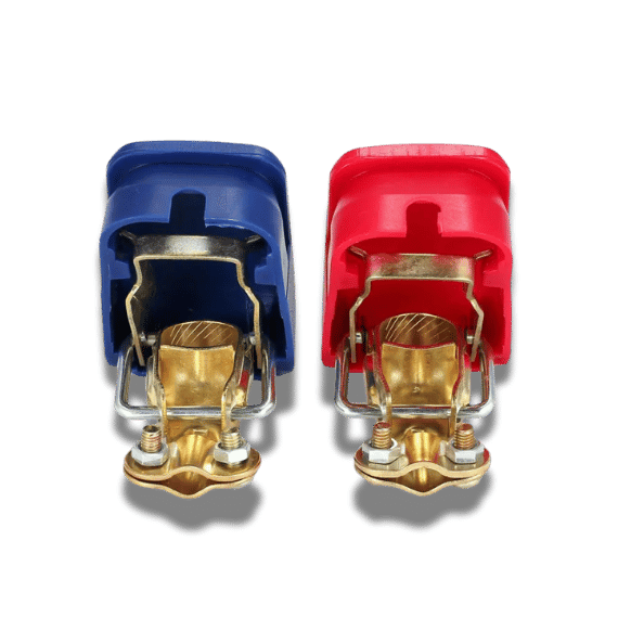 2 x 12V Quick Release Battery Terminal Clip Connectors