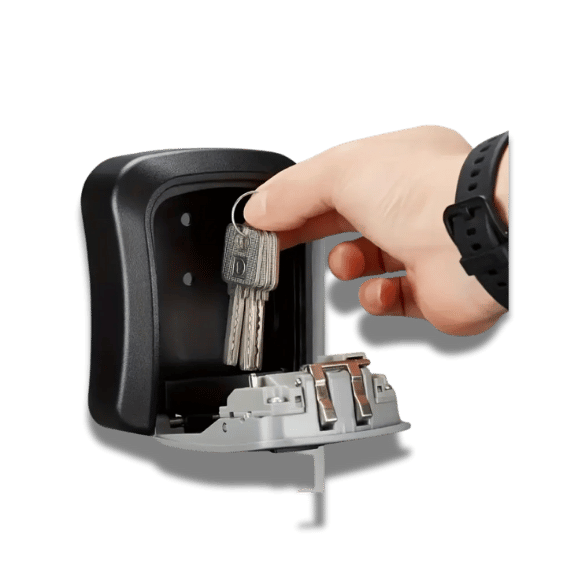 Secure Digital Wall-Mounted Key Lock Box